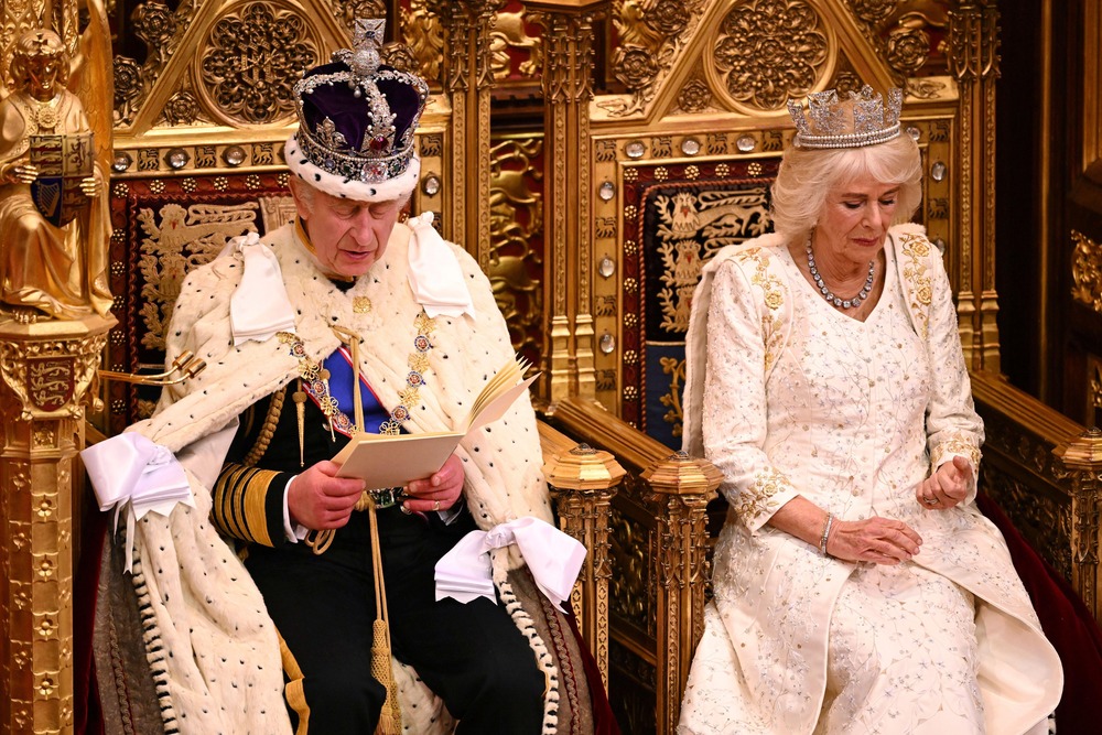 King Charles III sits down ahead of the King's Speech